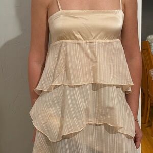 Banana Republic Cream Layered top